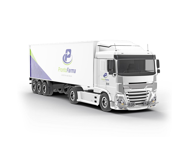 Veículo Carreta da frota Pronto Farma