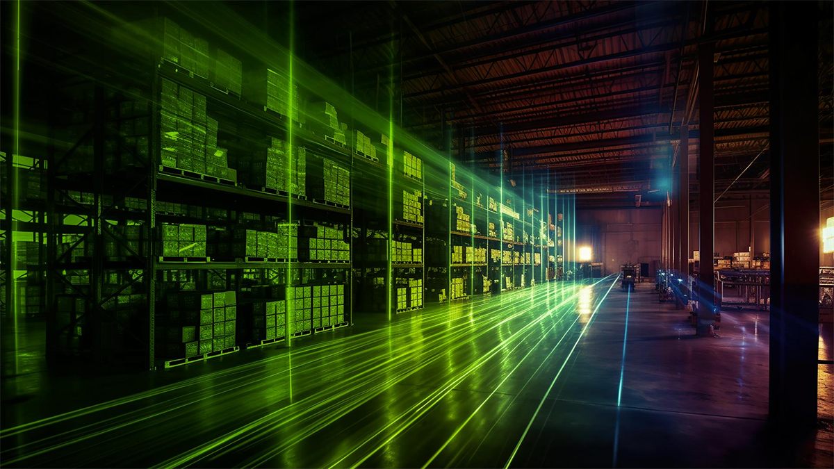Centro de distribuição com rastreamento digital em tempo real